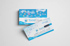 It allows people to follow you by instantly directing them to your page when they scan an image with their smartphone camera. Social Media Business Card Creative Illustrator Templates Creative Market