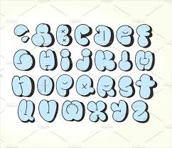 Then select the letter and the style. Free 17 Bubble Letters In Psd Vector Eps