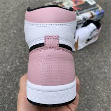 Air Jordan 1 Retro High Og White Pink Black 2019 Air Jordan 1 Retro High Og White Pink Black For Girls In 2020 Air Jordans Jordan 1 Retro High Jordan 1