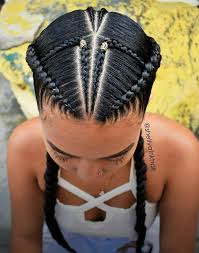 Haircuts are a type of hairstyles where the hair has been cut shorter than before. Pin By Makeda Granger On Peinados Geniales Goddess Braid Styles Girls Hairstyles Braids Natural Hair Styles