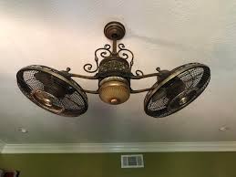 So in viewing style it vanishes completely. This Ceiling Fan At My Parents House Is Made Of Two Separate Oscillating Fans Mildlyinteresting
