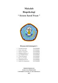 Sistem in meliputi sistem saraf pusat dan sistem saraf tepi.sistem saraf merupakan salah satu sistem saraf terdiri dari jutaan sel saraf (neuron ).fungsi sel saraf adalah mengirimkan pesan. Doc Makalah Biopsikologi Sistem Saraf Pusat Disusun Oleh Kelompok 2 Nurifah Dwita Academia Edu