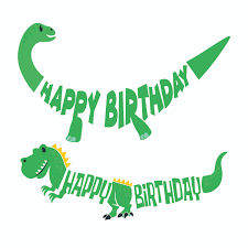 Download Happy Birthday Dinosaur Cuttable Design Apex Embroidery Designs Monogram Fonts Alphabets