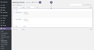 members account creating a seating chart members account