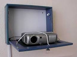 Projector Hidden Cabinet Projector Screen Diy Diy Projector Projector Mount