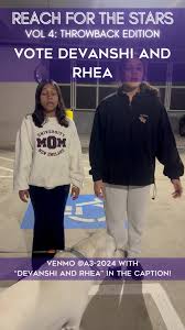 Introducing ⭐️Devanshi & Rhea⭐️ Devanshi Verma is currently majoring in  biology major with a minor in music! She loves singing and dancing. She is  currently