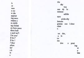 E E Cummings Concrete Poetry Google Search Ee Cummings Text Poetry