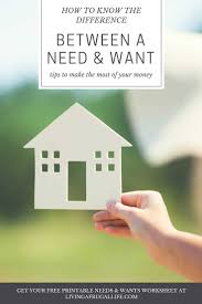 We did not find results for: Know The Difference Between Need And Want Free Needs And Wants List