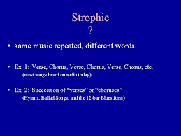 Four basic types of musical forms are distinguished in ethnomusicology: Chapter 4 North Americablack America Music From Africa