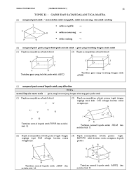 Perpanjangan garis bp, dg dan cg berpotongan di titik t. T4 11garis Dan Satah Dalam Tiga Dimensi