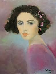 The Beauty. Original painting in oil, 11x14, by Antonina Dunaeva