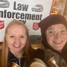 Yesterday, members of the #FargoPD took part in @fargosalvationarmy's Law  Enforcement Day as part of their annual Red Kettle Campaign. This  heartwarming event wasn't just about ringing bells—it was about building  connections