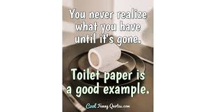 We did not find results for: You Never Realize What You Have Until It S Gone Toilet Paper Is A Good Example