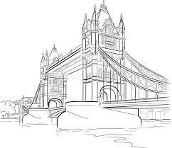 Tower Bridge In London Drawing Tower Bridge In London Uk Spon Bridge Tower London Uk Drawing Ad Bridge Drawing Tower Bridge Tower Bridge London