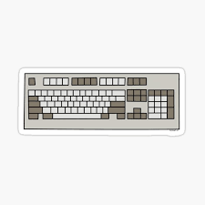 Looking for design inspiration for the boudoir? Retro Keyboard Stickers Redbubble
