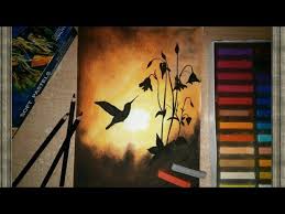 Soft Pastels Drawing Sunset Scenery For Beginners Easy Tutorial Step By Step Drawing Sunset Soft Pastel Art Soft Pastels Drawing