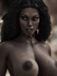 Topless Native American Woman | FantasyErotic - 3dx Fantasy Art and Comics