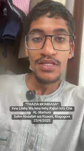 Taazia ya Kifo cha Salim Abdallah wa Kisauni