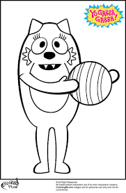 Ladybug cat noir coloring pages. Yo Gabba Printable Coloring Pages