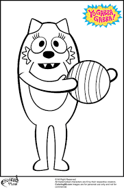 They are able to play games in the nursery like numbers match games and alphabet puzzles and yo gabba gabba coloring pages.such a lot of fun they could have and give one other kids. Yo Gabba Gabba Coloring Pages