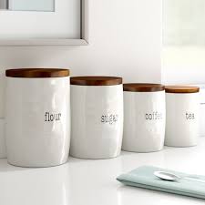 Canister sets canisters home decor kitchen kitchen and bath home trends 3 piece whimsical ceramics black and white. Dotted Line It S Just Words 4 Piece Kitchen Canister Set Reviews Wayfair
