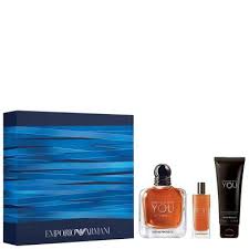 Top notes are juniper, pink pepper and violet; Armani Stronger With You Intensely Eau De Parfum Spray 100ml Gift Set Gifts Sets