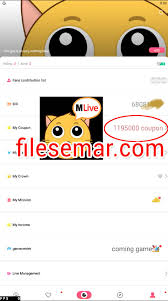 Get now latest updated tutoriaal how to use mlive app unlock room, this app will help you to use mod app to unlock room on live show. Mlive Free Coupon