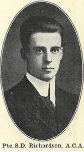 Acadia and the War: Remembering Sydney Webster Richardson -- died 100 years  ago