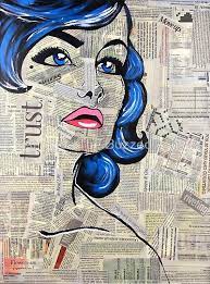 read my mind pop art expressions pop art on newspaper pop art painting pop art face pop art drawing