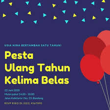 Dalam pembuatan kartu undangan kita harus membuatnya sedemikian rupa sehingga menjadi tampil lebih menarik. Contoh Desain Undangan Ulang Tahun Gratis Canva
