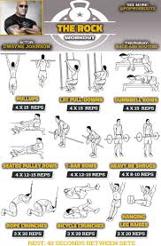 The Rocks Back Workout With Abs Back Workout Pop