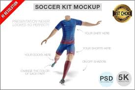 Soccer Uniform Mockup Graphic By Brunonunesdp Creative Fabrica Soccer Team Soccer Uniforms Soccer