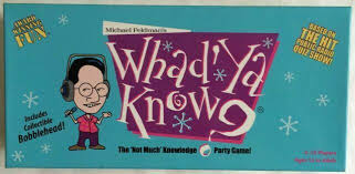 Packed with trivia, comedy and celebrity guests, ask me another is like an amusement park for your brain. Michael Feldman Whad Ya Know Party Board Game What Do You Npr 2003 For Sale Online Ebay