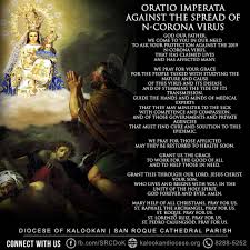 O blessed san roque, who lie upon a bed of suffering. As Part Of Our San Roque Cathedral Diocese Of Kalookan Facebook