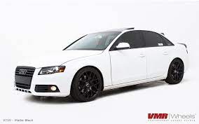 Vmr Wheels 19 Matte Black V710 On B8 Audi Ibis White A4 Audi Audi A4 Audi A4 B7