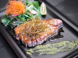 Steak Oignon Beurre Huile Sel Steak De Thon Thon Poele Recette Steak De Thon