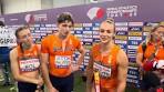 Femke Bol and Netherlands mixed gender 4x400 silver medal ... - YouTube