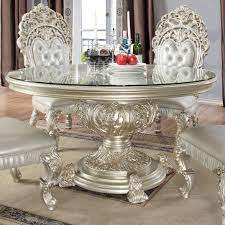 Maybe you would like to learn more about one of these? Buy Homey Design Hd 8088 Dining Table In Gray Silver Lacquer Online