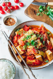 Vietnamesischer Tomaten Tofu Rezept Tofu Gerichte Tofu Rezepte Einfach Rezepte
