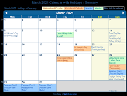 Check spelling or type a new query. March 2021 Calendar With Holidays Germany