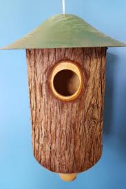 Cabane D Oiseau Maison D Oiseau Oiseaux Cabane Jardin Cabane En Cedre Decoration Exterieur Cabane En Bois Nichoir Cuivre Bois In 2020 Bird House Outdoor Decor Nesting Boxes