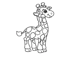 O corpo da girafa funciona de uma forma diferente da maior parte dos animais. Desenho De Girafa 35 Imagens Para Colorir E Ja Coloridas Para Imprimir Blog Da Mi