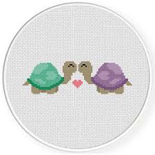 Green for the eyeball instead of blue). Turtle Couple Cross Stitch Pattern Daily Cross Stitch