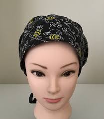Women's Bumblebee Euro Scrub Caps & Surgical Caps