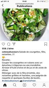 Epingle Par Houda Safraou Sur Salades Salade Courgette Salade Legumes
