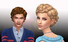 Mystufforigin Medium Curly Hair Conversion Sims 4 Hairs Curly Hair Styles Medium Curly Medium Curly Hair Styles