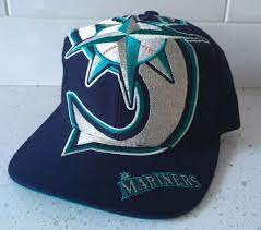 Rare Seattle Mariners Big Logo The Game Hat Snapback Mlb 90s Thegame Seattlemariners Gorras Snapback Gorras Gorra