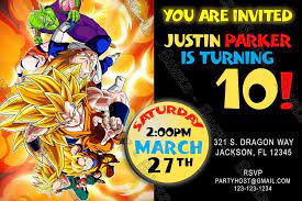 And to think that it is growing popular by each passing day is nothing short of amazing. Novel Concept Designs Dragon Ball Z Anime Birthday Invitation