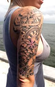 Arm Sleeve Tattoos For Black Females Popular Tattoos And Their Meanings Arm Sleeve Tattoos Sea Tattoo Sleeve Sleeve Tattoos