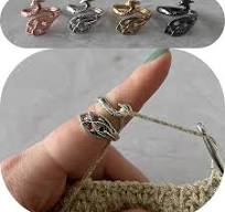 Anillo tensor de hilo para tejer o hacer crochet - ajustable ...